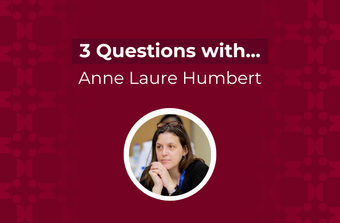 3 questions with Anne Laure Humbert